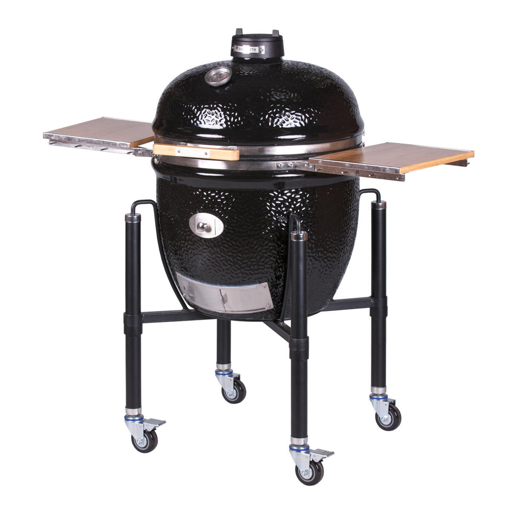 Nærbilde av grillrist på Keramisk grill LeChef Pro 2.0 svart med stativ