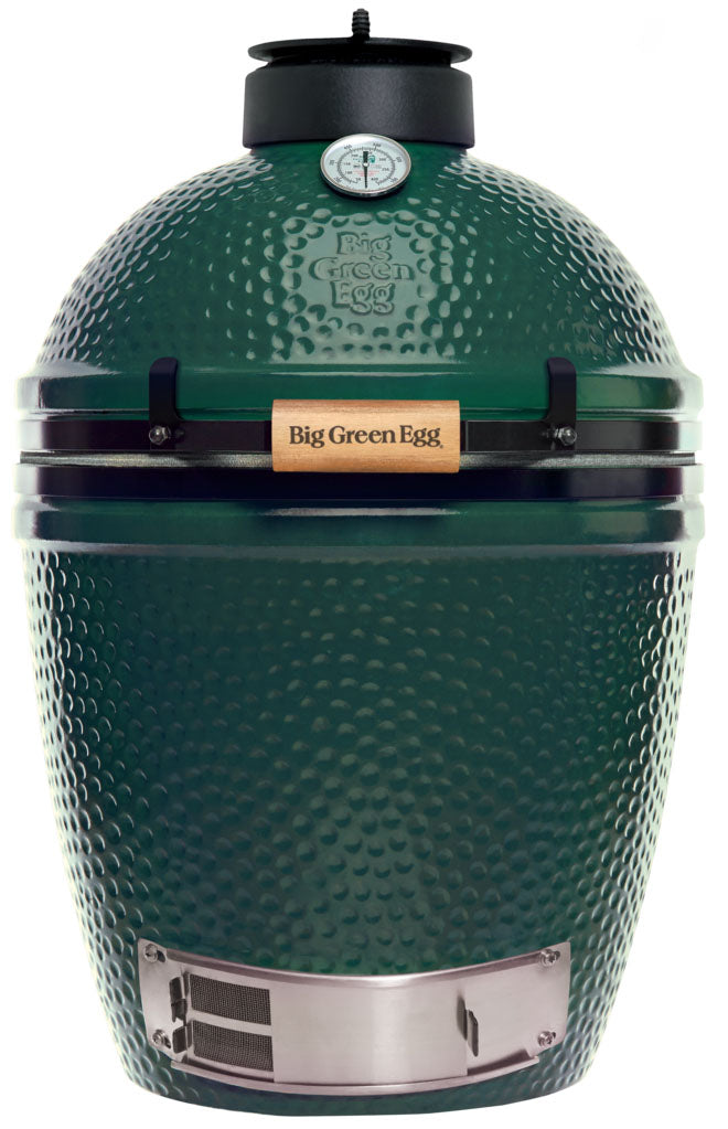 Keramisk grill Medium 40 cm rustfritt stål rist - Big Green Egg forfra