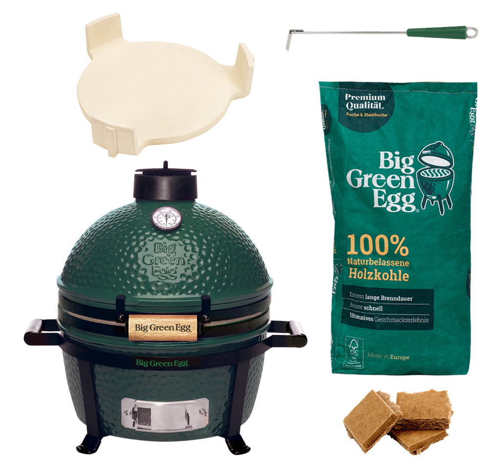 Keramisk grill MiniMax 33 cm startpakke - Big Green Egg forfra