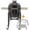 Keramisk grill ONE.55 med smoke-sett 44 cm forfra