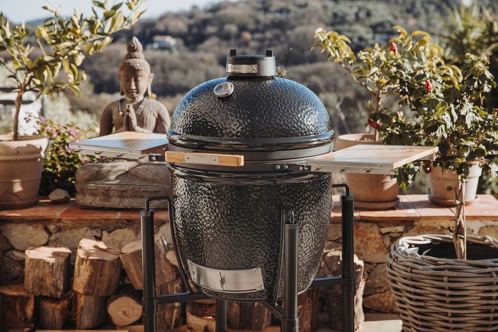 Luftregulering på keramisk grill ONE.55 med smoke-sett 44 cm - Monolith
