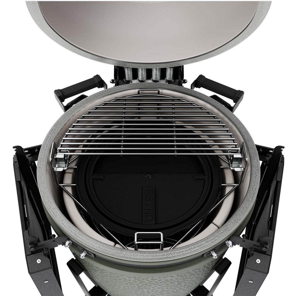 Keramisk grill Pro Large Complete 49 cm Alpine Green nærbilde av grillrist