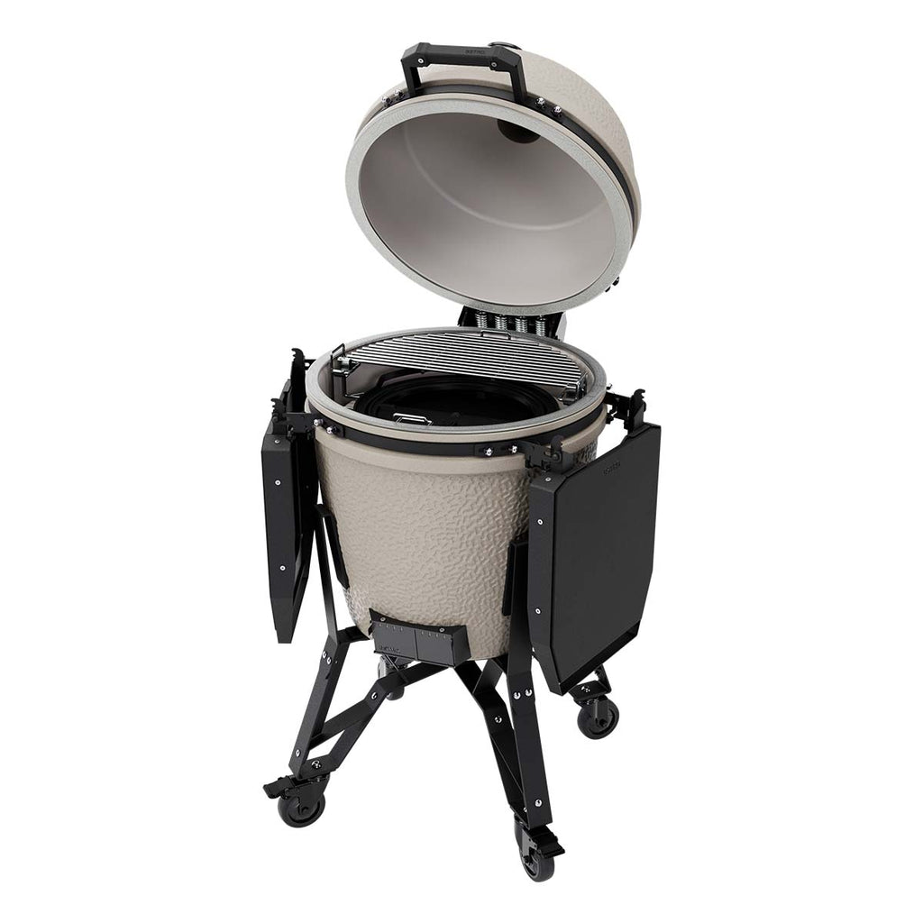 Kontrollpanel og ventil på Keramisk grill Pro Large Complete 49 cm Desert Sand