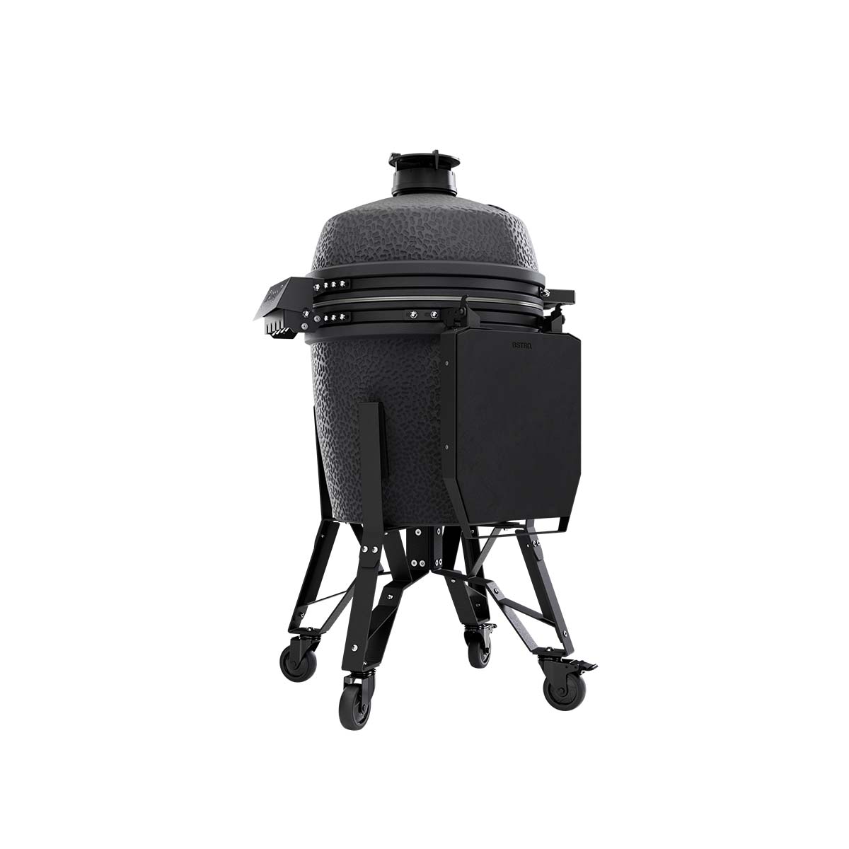 Keramisk grill Pro Large Complete 49 cm Graphite - BSTRD ventil og luftspjeld