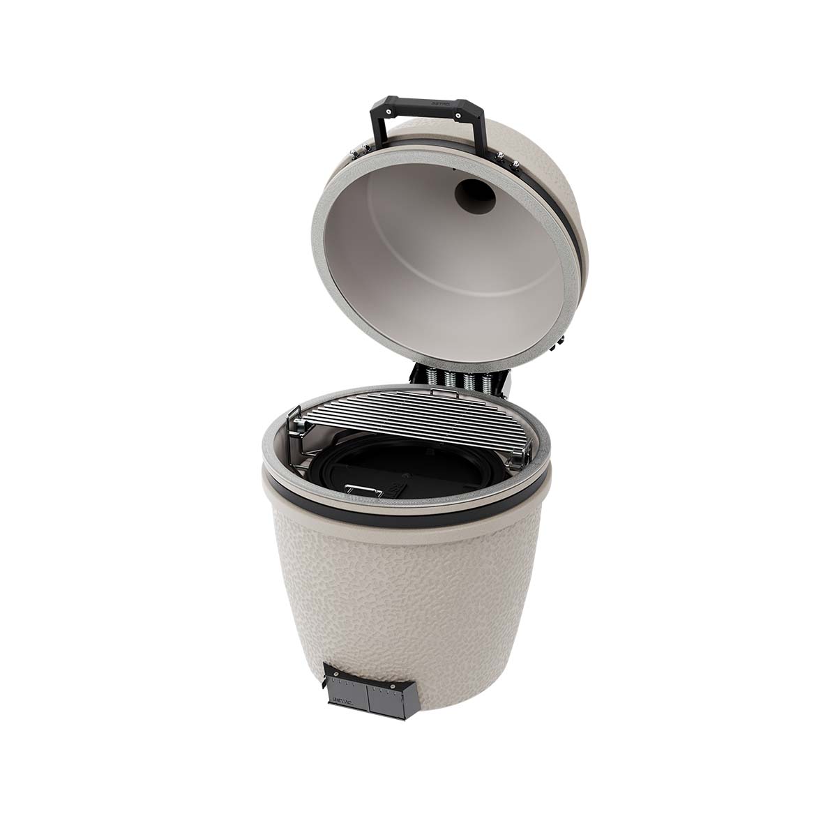 Keramisk grill Pro Large Solo 49 cm Desert Sand montert
