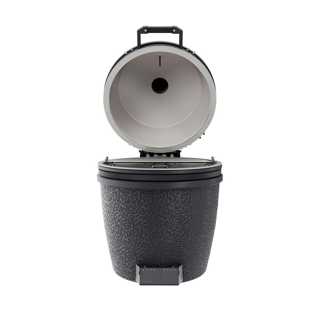 Montert Keramisk grill Pro Large Solo 49 cm Graphite i uterom