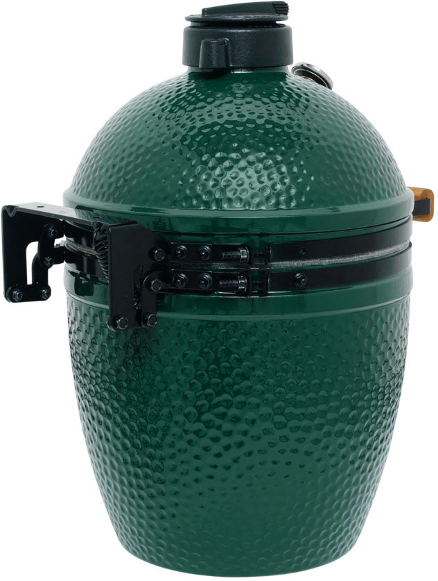 Keramisk grill Small startsett med støpejernsrist 33 cm med lokk åpent