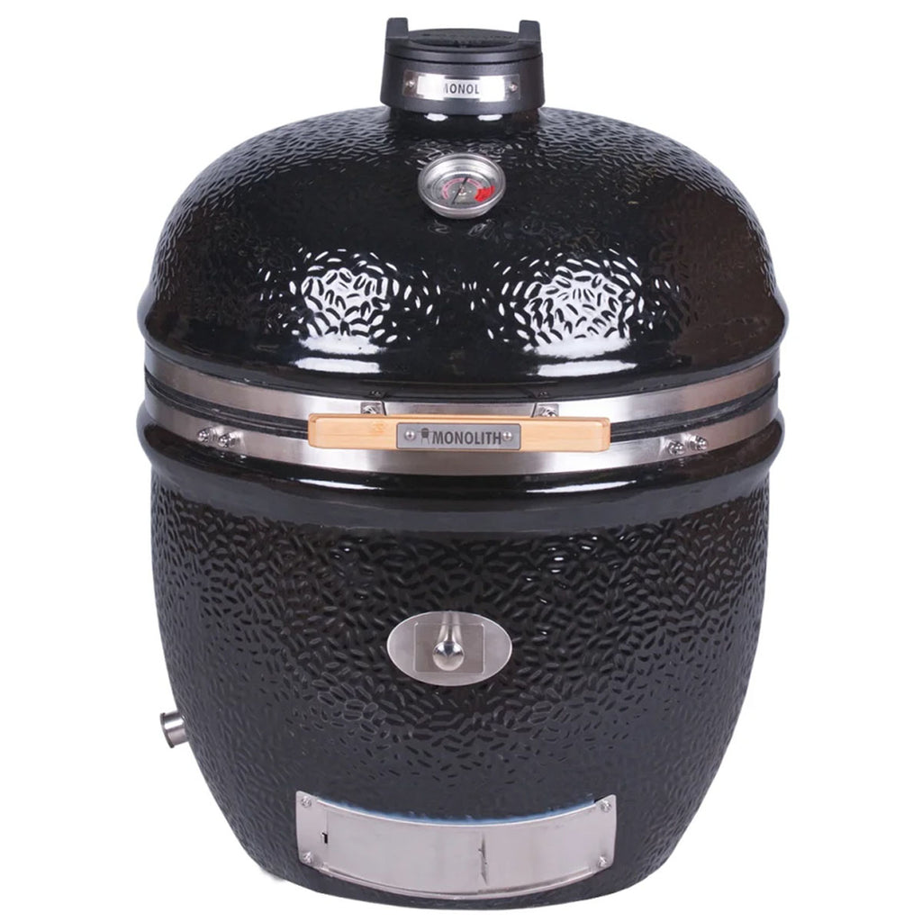 Keramisk grill Two.66 Stand Alone svart 52 cm Monolith forfra