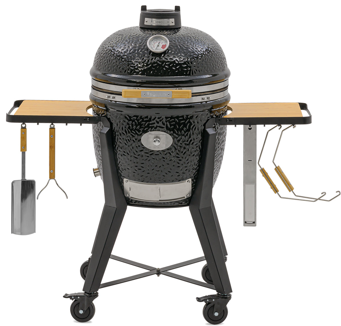 Bakside av Keramisk grill TWO.55 med stativ og smoke sett 44 cm