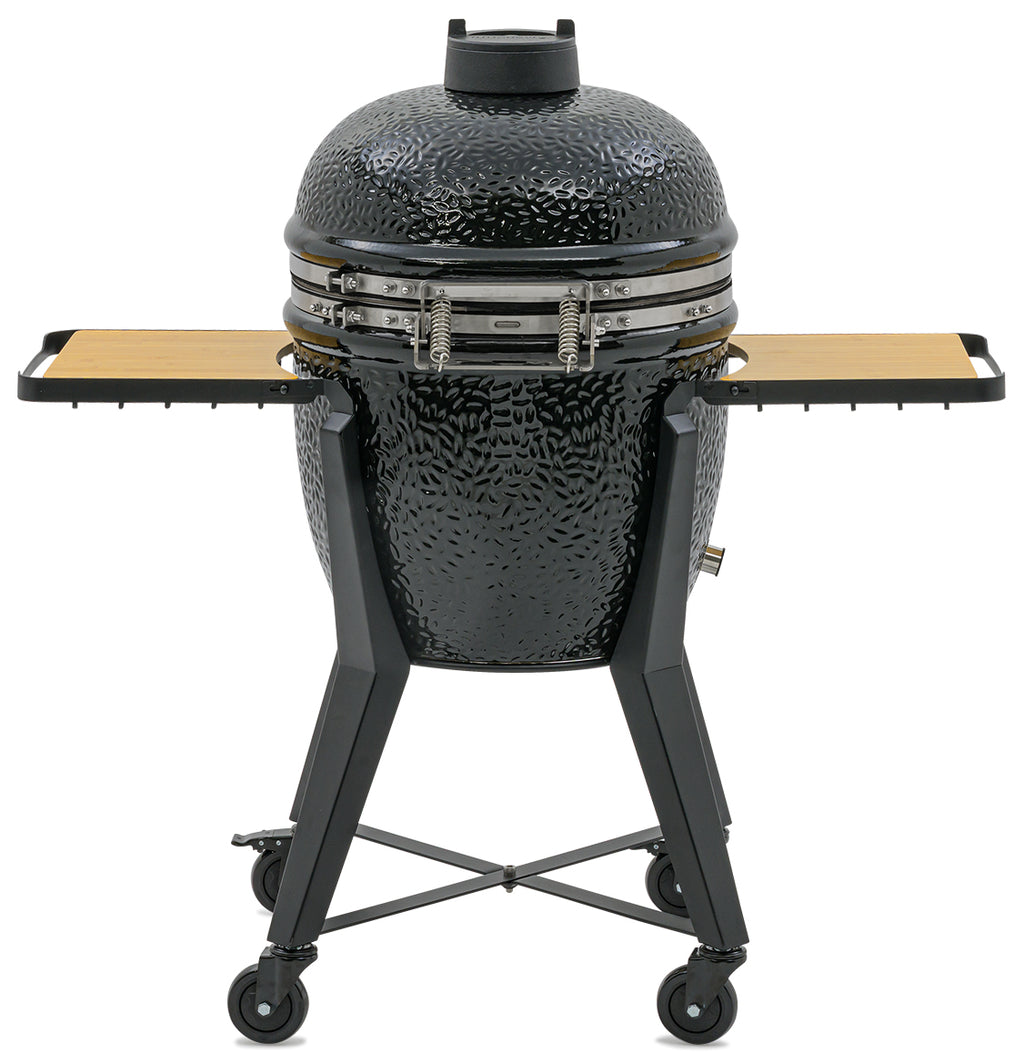 Keramisk grill TWO.55 med stativ og sidebord 44 cm - Monolith med åpent lokk