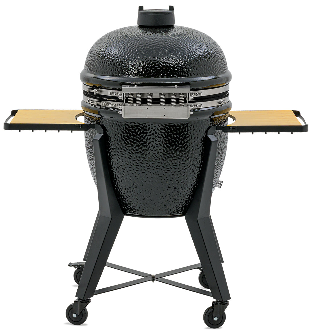 Montert Keramisk grill TWO.66 med stativ og sidebord i hage