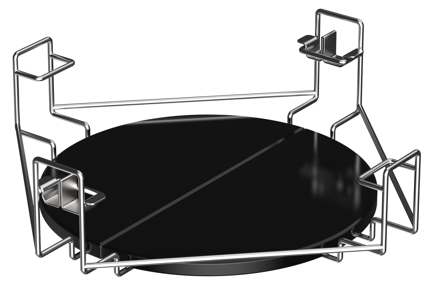 Montert Keramisk grill Urban Large Solo svart matt 49 cm - The Bastard i utekjøkken