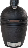 Keramisk grill Urban Medium Solo svart matt 40 cm - The Bastard forfra