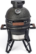 Keramisk grill Urban Small svart matt forfra