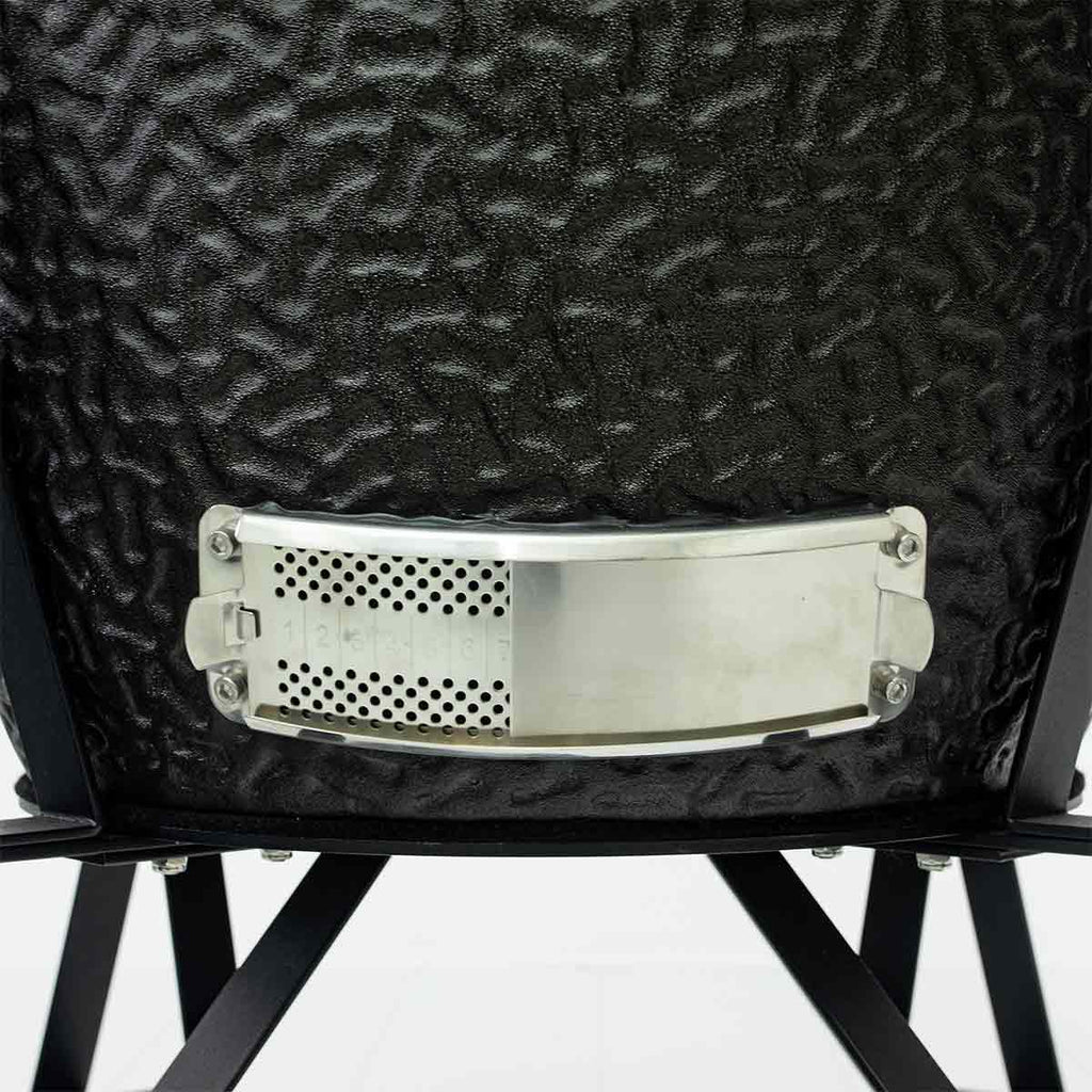 Keramisk grill Urban XL Complete kamado - The Bastard montert på heavy duty stativ