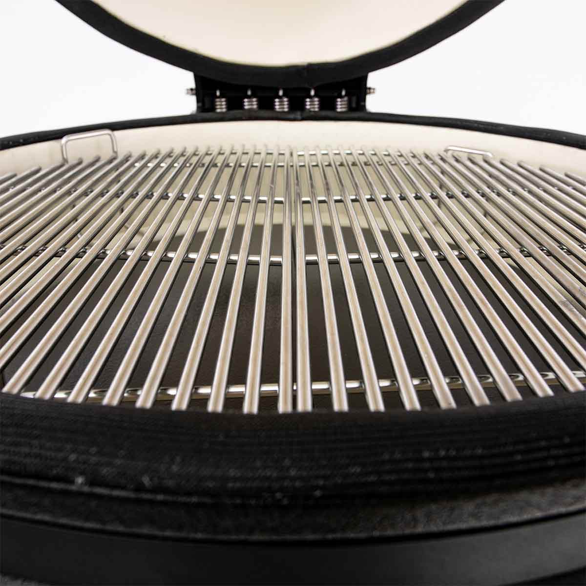 Holzkohlekorb i rustfritt stål på Keramisk grill Urban XL Complete kamado - The Bastard