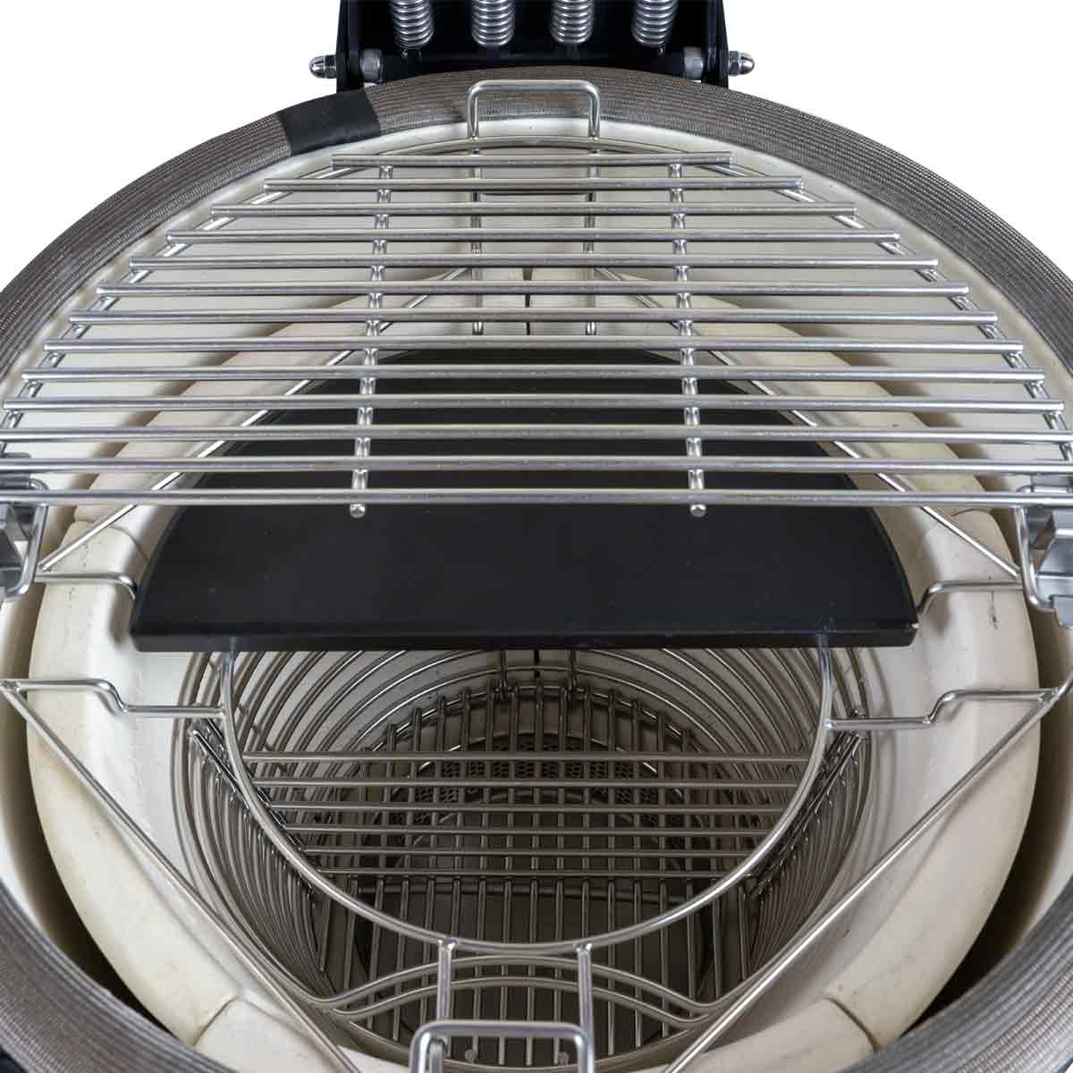 Håndtak og lokksystem på Keramisk grill VX Large Solo - The Bastard