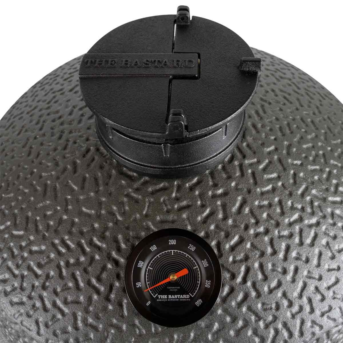 Nærbilde av lokkventil på Keramisk grill VX Large Solo - The Bastard