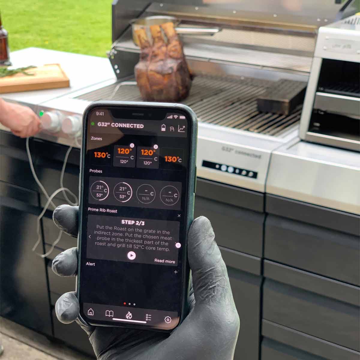 Kjernetemperatursonder 4-pakk for G32 rustfritt stål bakside