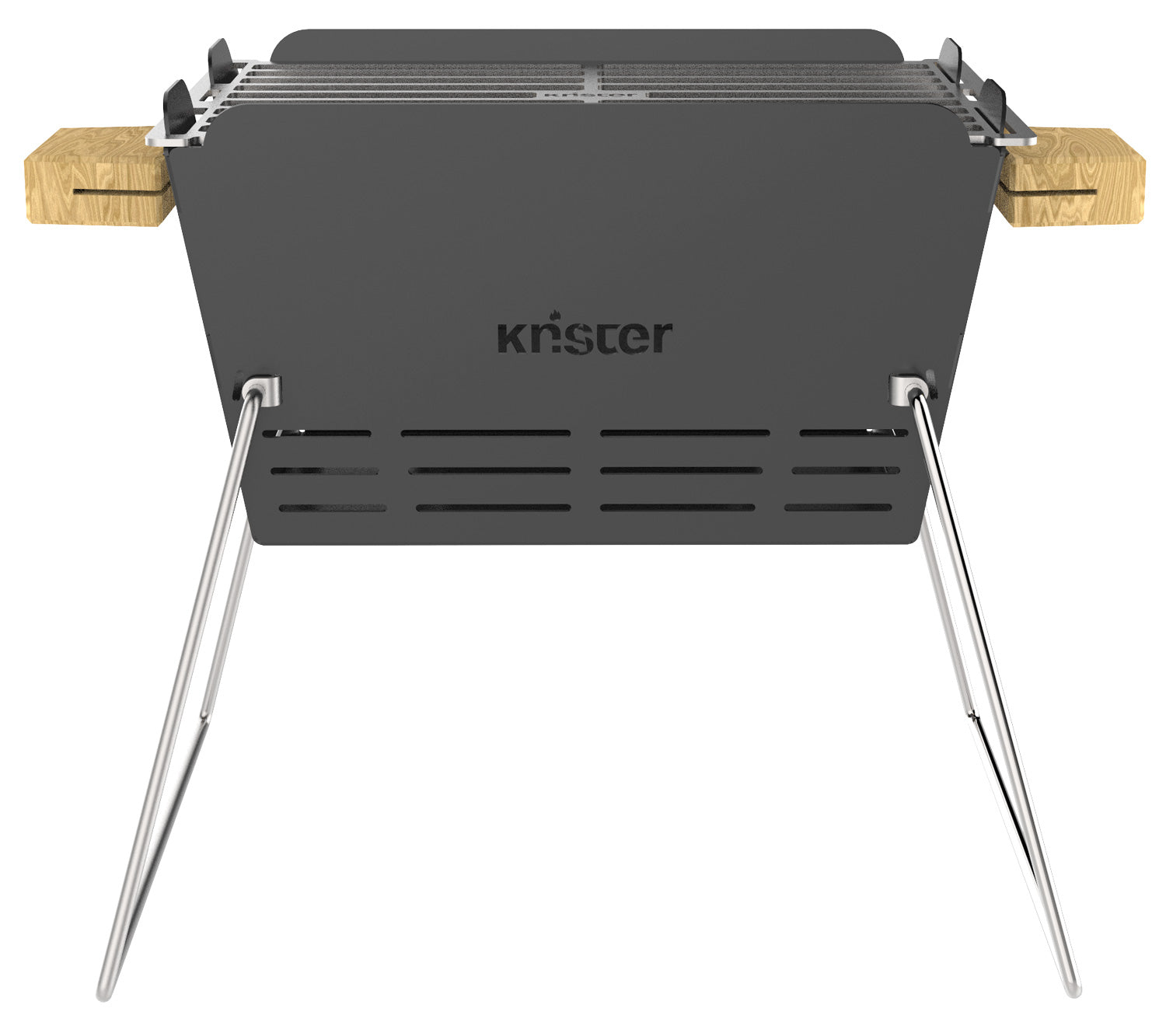 Detalj av Knister Grill Small kompakt kullgrill 28x20 cm