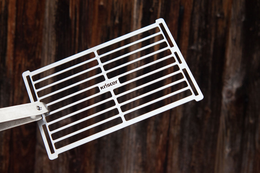Knister Grill Small kompakt kullgrill 28x20 cm vekt og mål