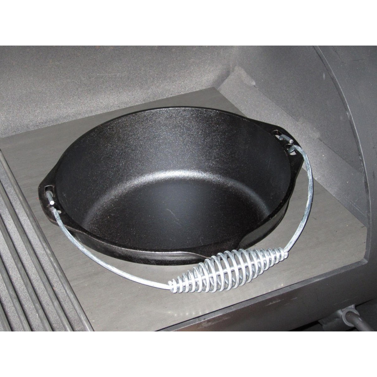 Kokeplateinnsats for 16" BBQ-smoker - Joe's Barbeque forfra