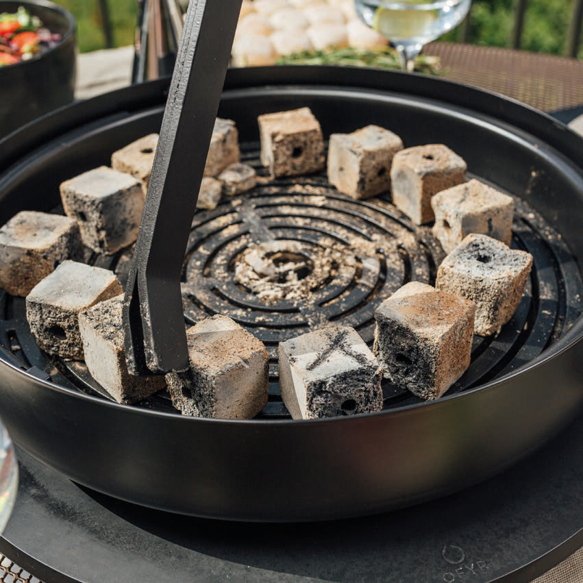 Kokosbriketter 2 kg 36 stk - OFYR detalj av briketter