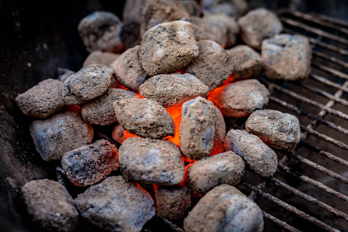 Kokosbriketter 20 kg kokoskull over 4 timer brenntid - Männerglut