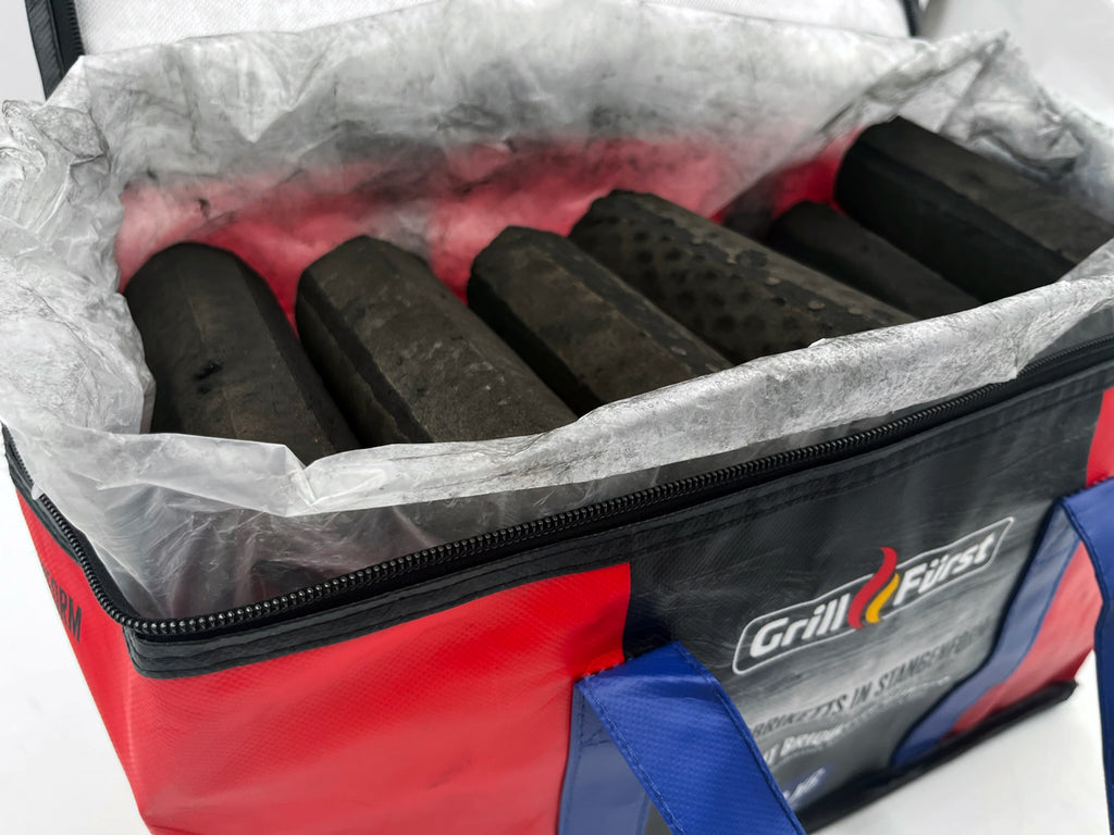 Detalj av Kokosbriketter stavform 10 kg for dutch oven og grill - Grillfürst