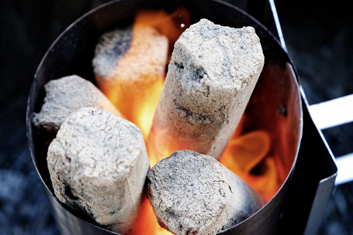 Kokosbriketter stavform 10 kg for dutch oven og grill - Grillfürst