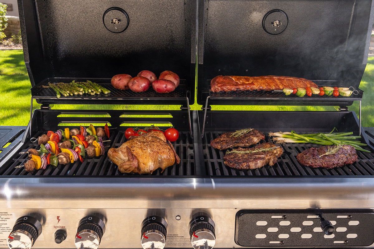 Montert Kombigrill Memphis Ultimate 2.0 gass kull smoker på hjul