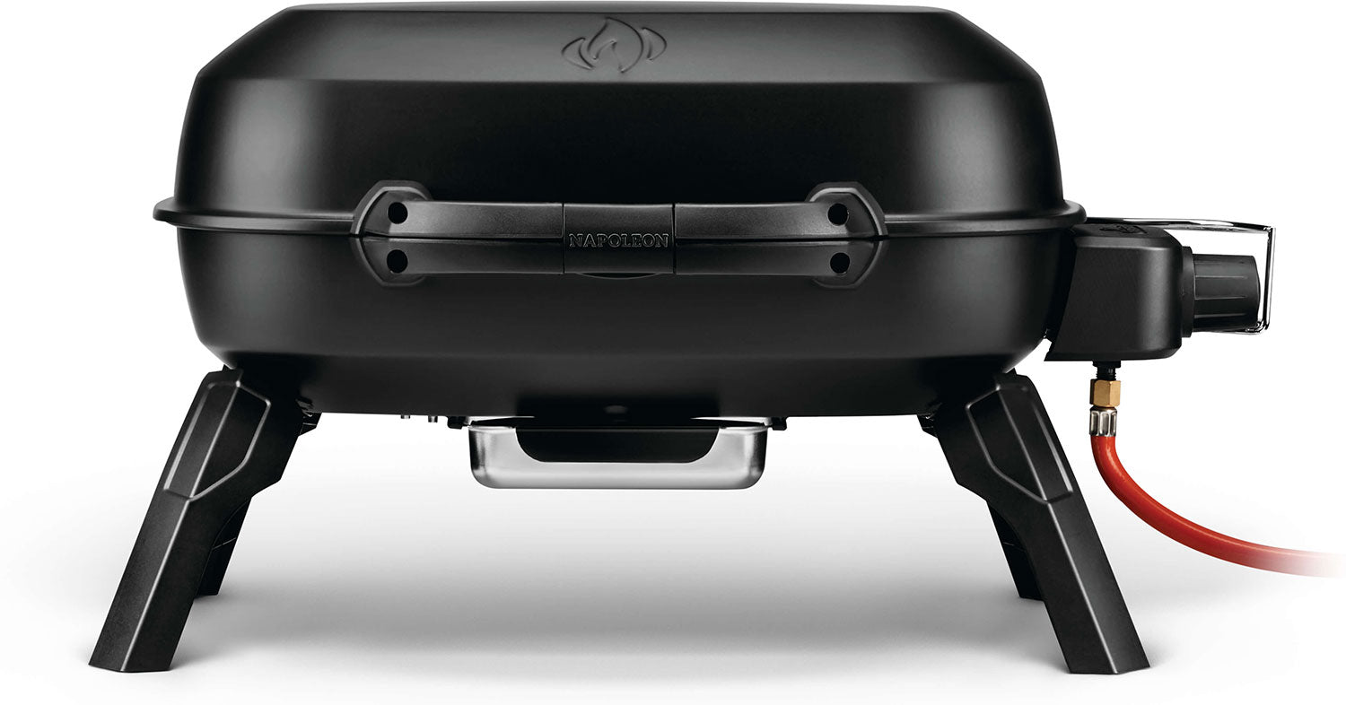 Kompakt gassgrill TravelQ 240 svart forfra