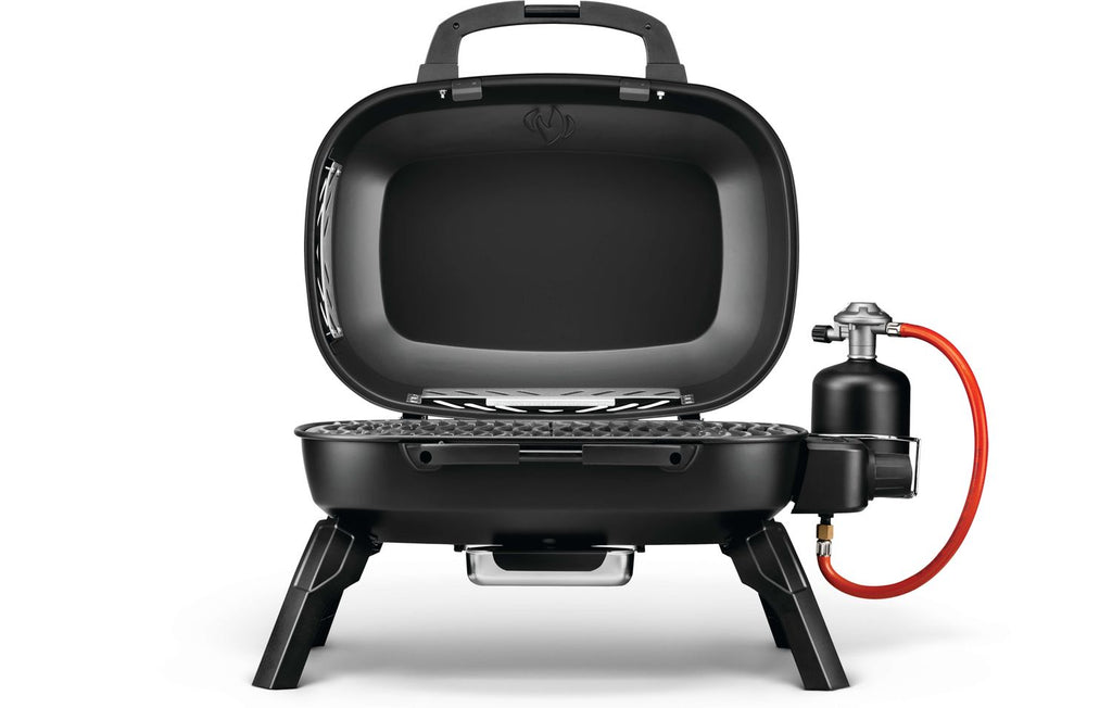 Kompakt gassgrill TravelQ 240 svart med sammenleggbare ben