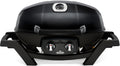 Kompakt gassgrill TravelQ PRO285 svart 2 brennere foran