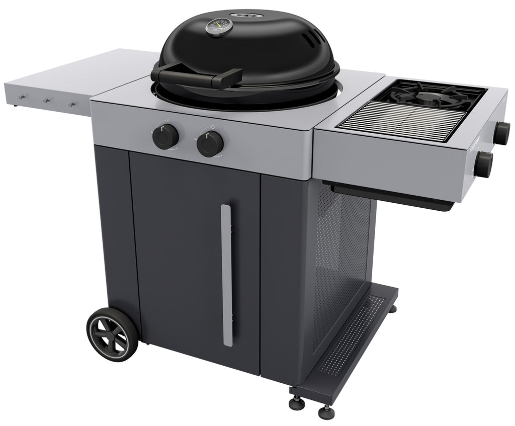 Hjul på Kulegassgrill Arosa 570 G Grey Steel EVO m/plancha