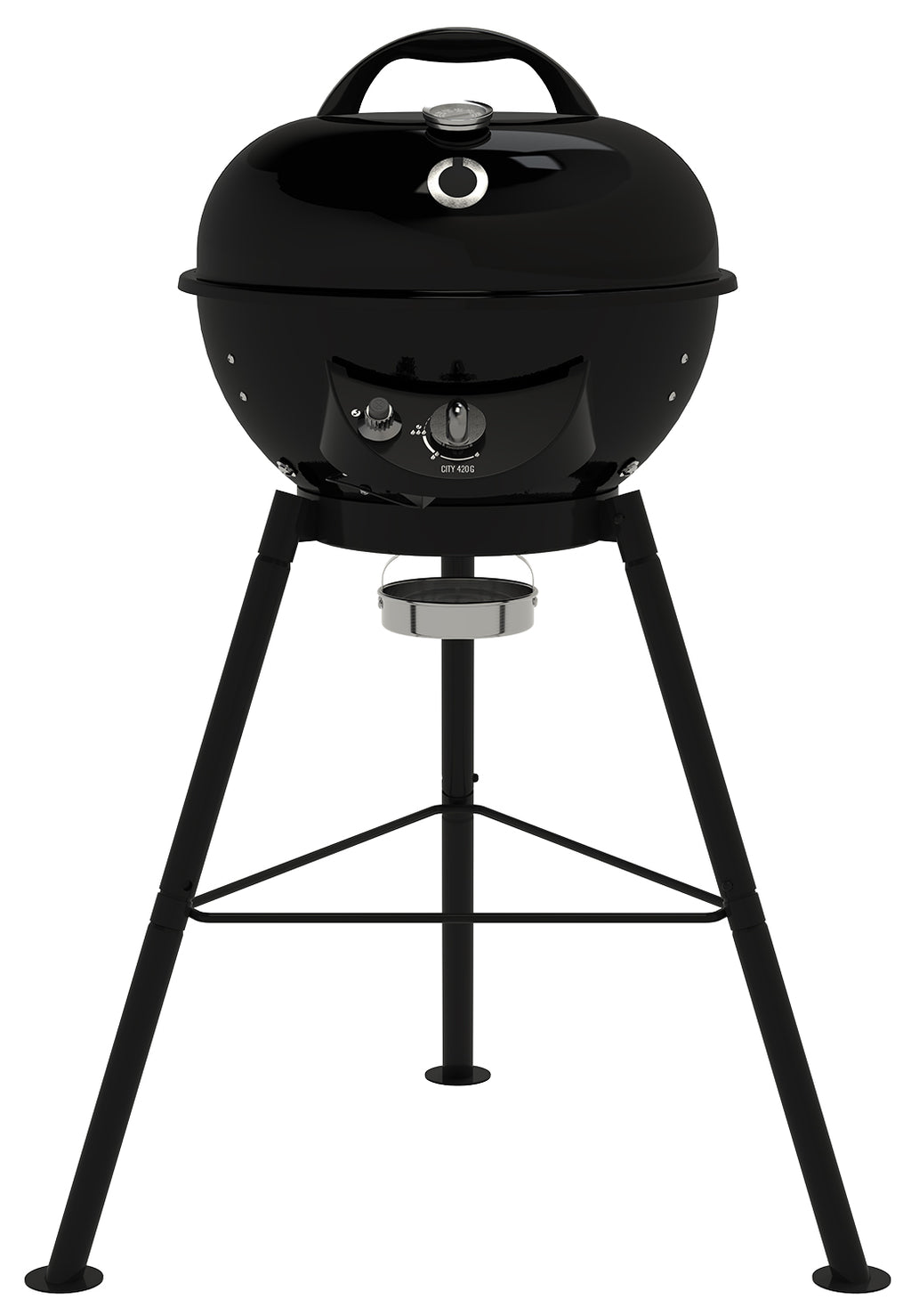 Detalj av grillristen på Kulegassgrill City 420 G SE Black med veske