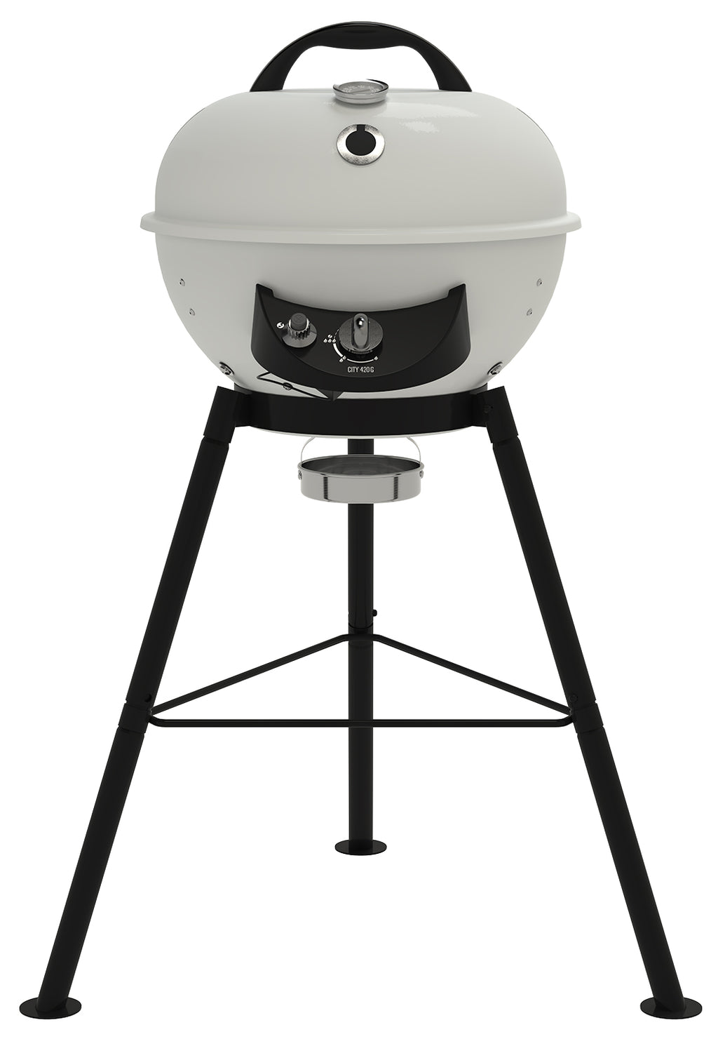 Detalj av emaljert kule på Kulegassgrill City 420 G SE Vanilla