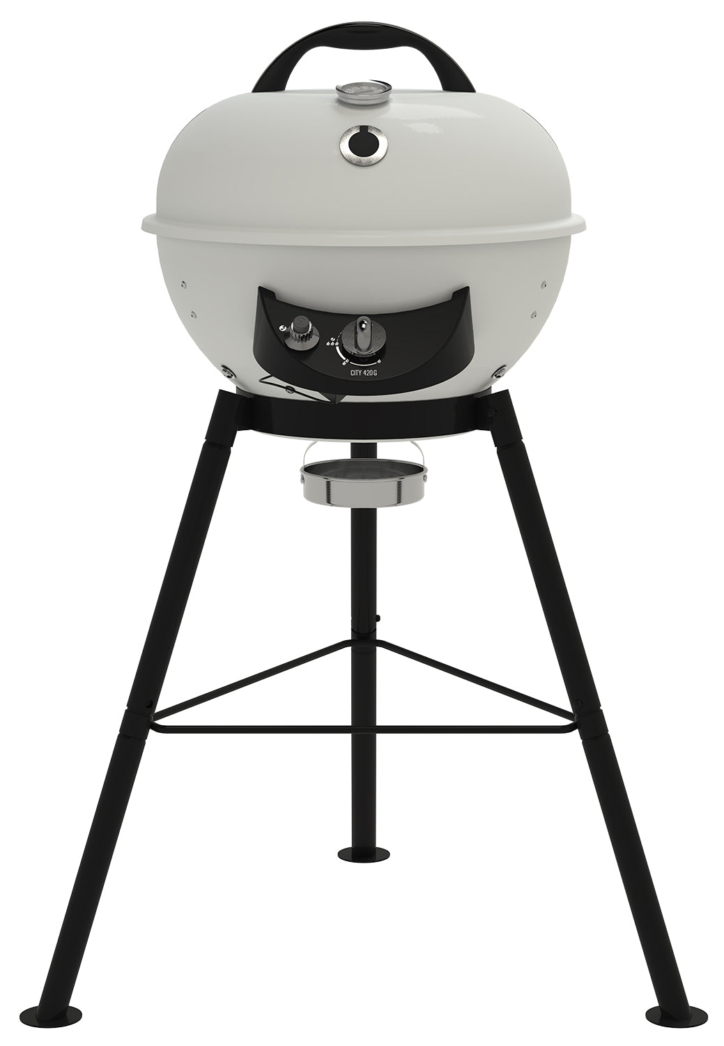 Detalj av emaljert kule på Kulegassgrill City 420 G SE Vanilla