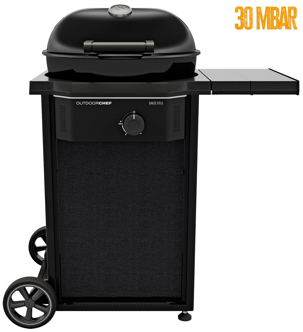 Kulegassgrill Davos 570 G 30 mbar 1 brenner 54 cm - Outdoorchef forfra