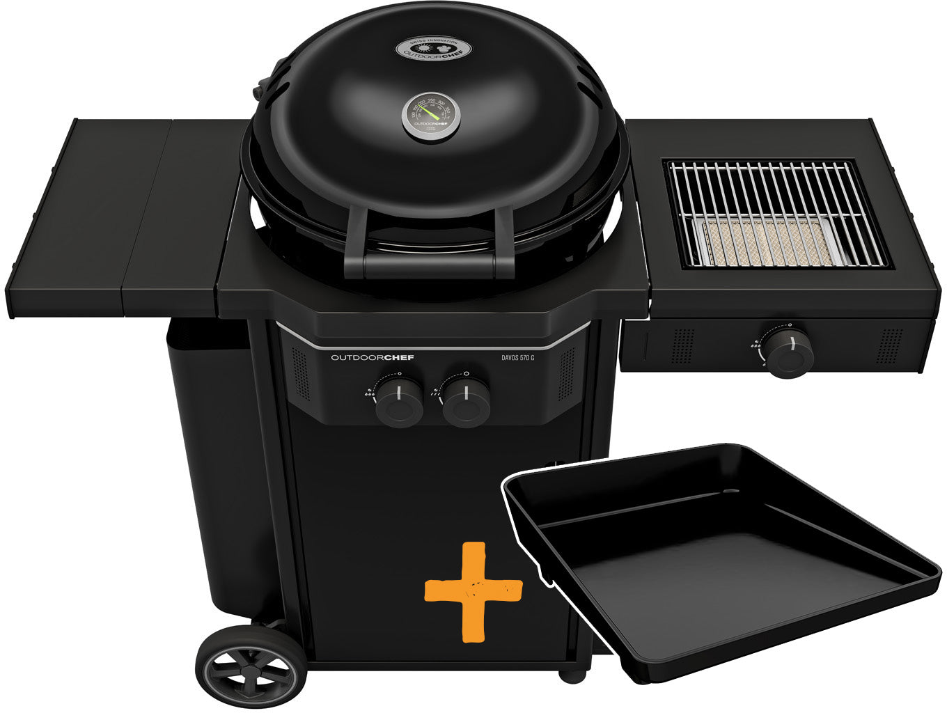 Kulegassgrill Davos 570 G Pro BZ med Blazing Zone forfra