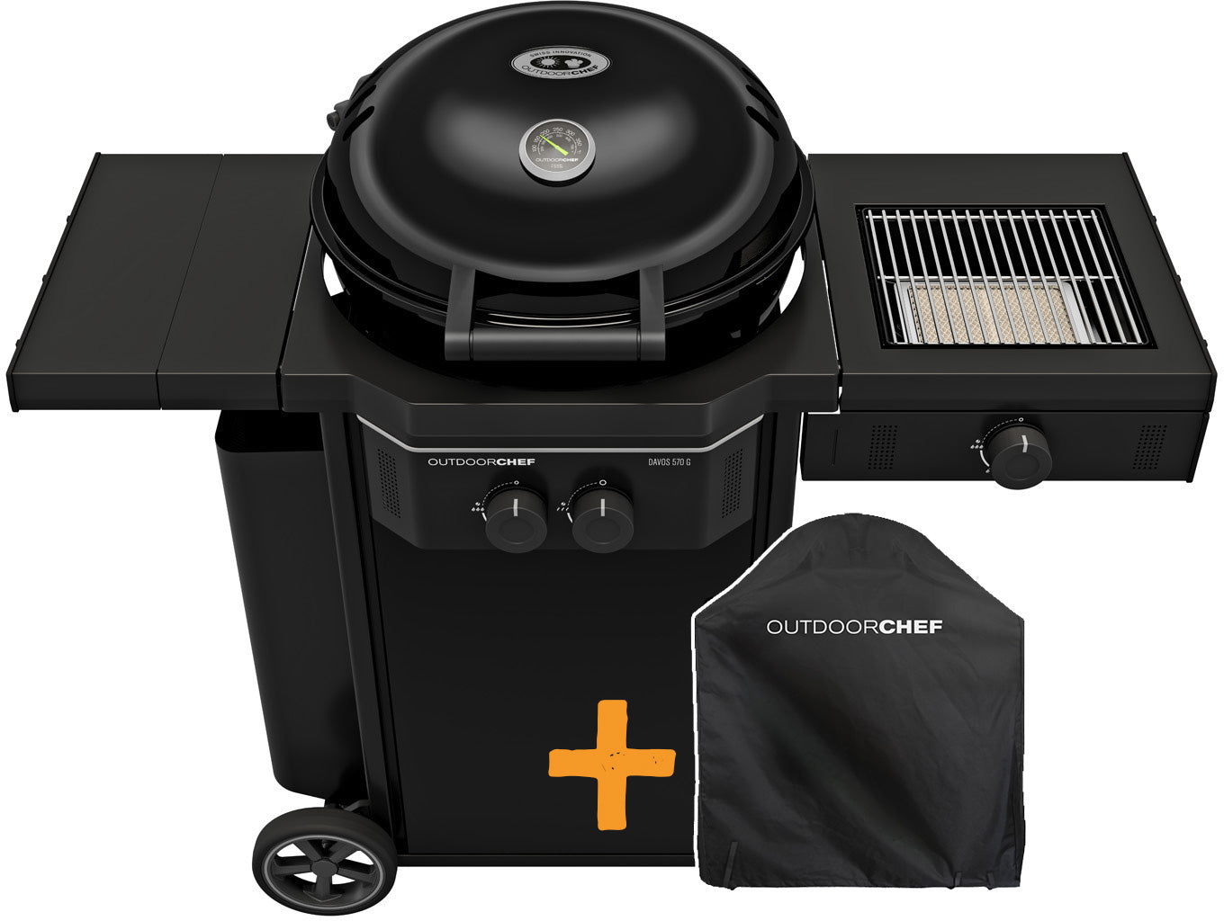 Kulegassgrill Davos 570 G Pro BZ med Blazing Zone forfra