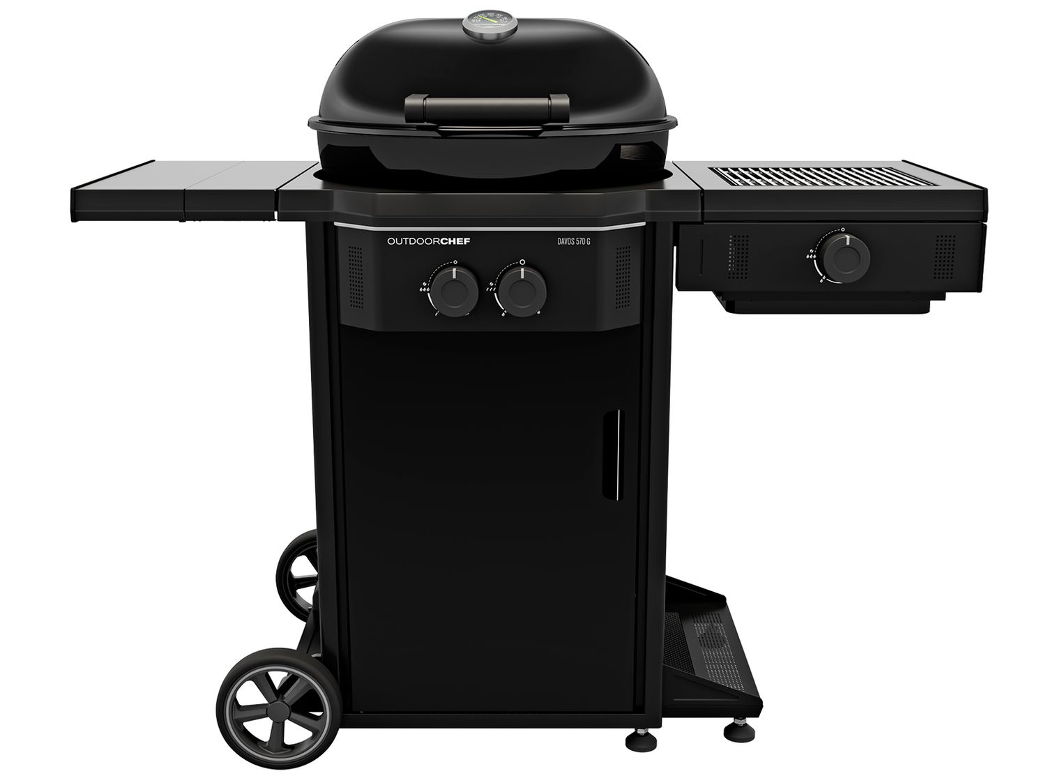 Plancha på Kulegassgrill Davos 570 G Pro BZ med Blazing Zone