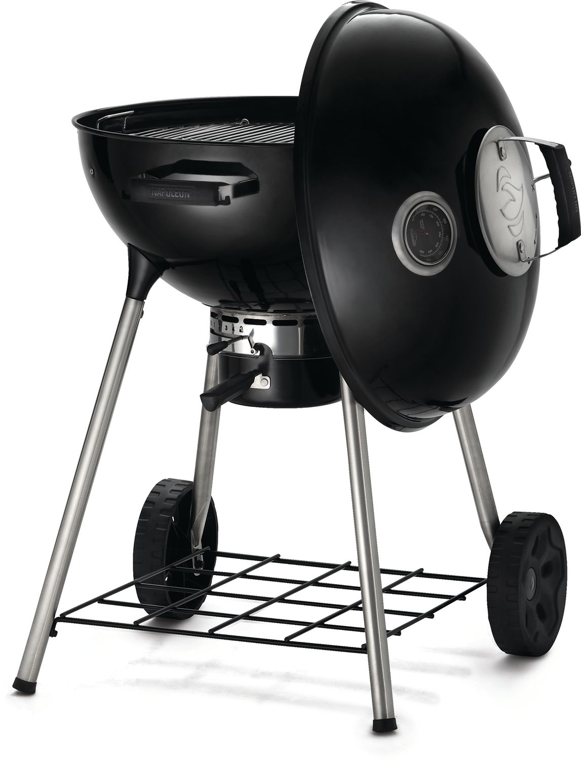 Kulegrill 57 cm rustfritt stål rist - Napoleon bakside