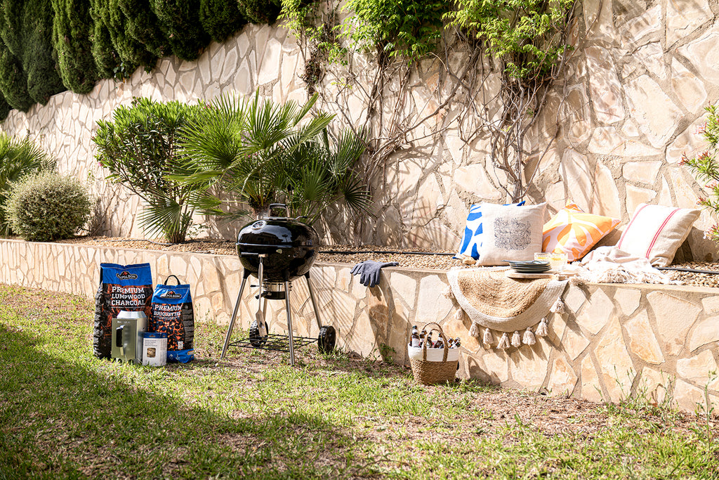 Nærbilde av rustfri grillrist på Kulegrill 57 cm rustfritt stål rist - Napoleon