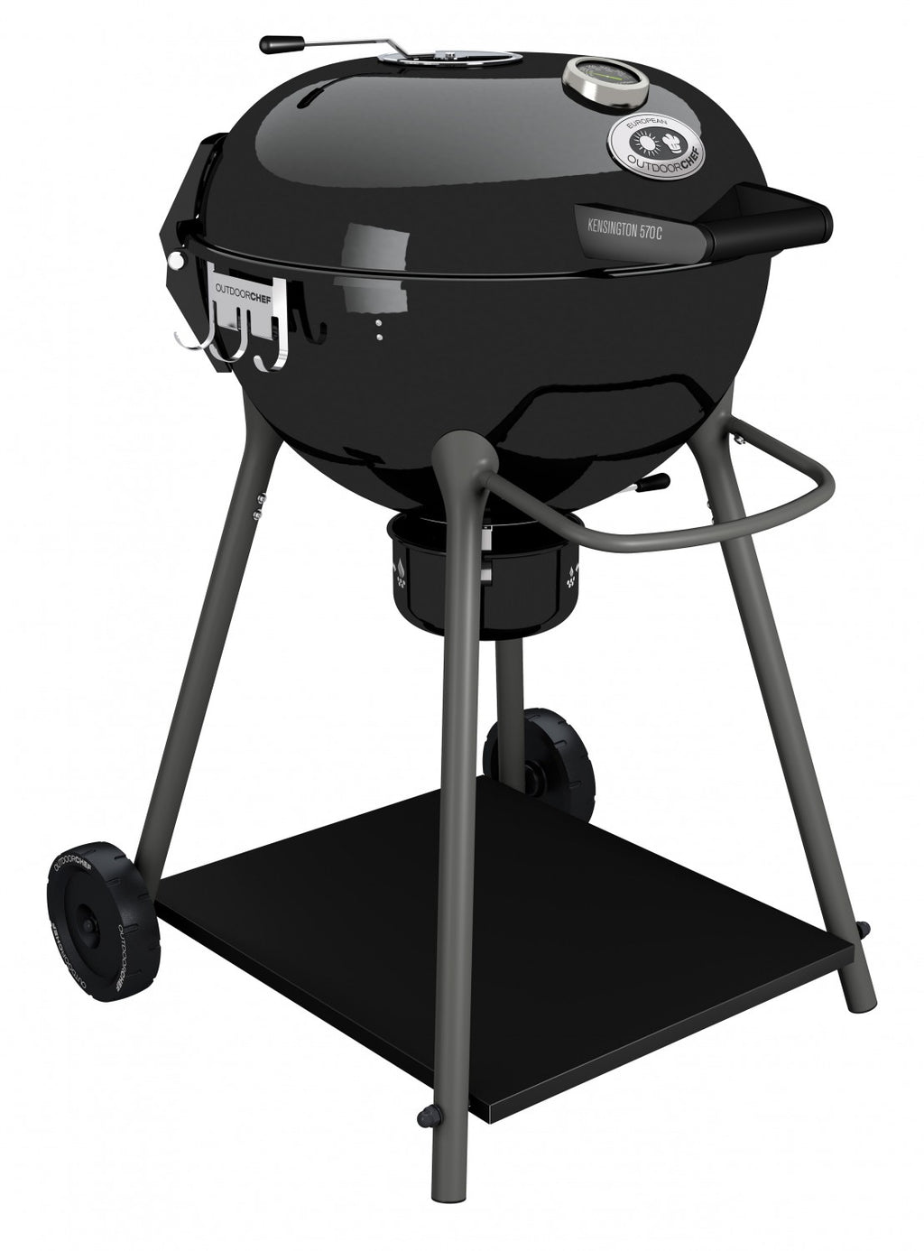 Kulegrill Kensington 570 C kullgrill 54 cm svart bakside