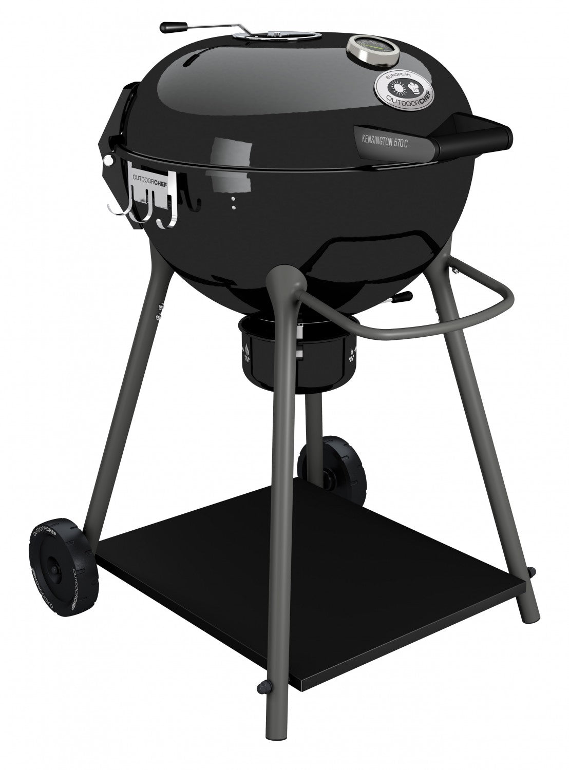 Kulegrill Kensington 570 C kullgrill 54 cm svart bakside