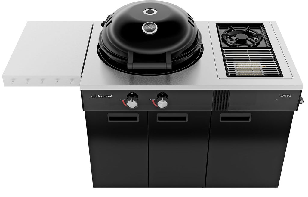 Elektrozündung på Kulegrill Lugano 570 G EVO II Plus med grillrist