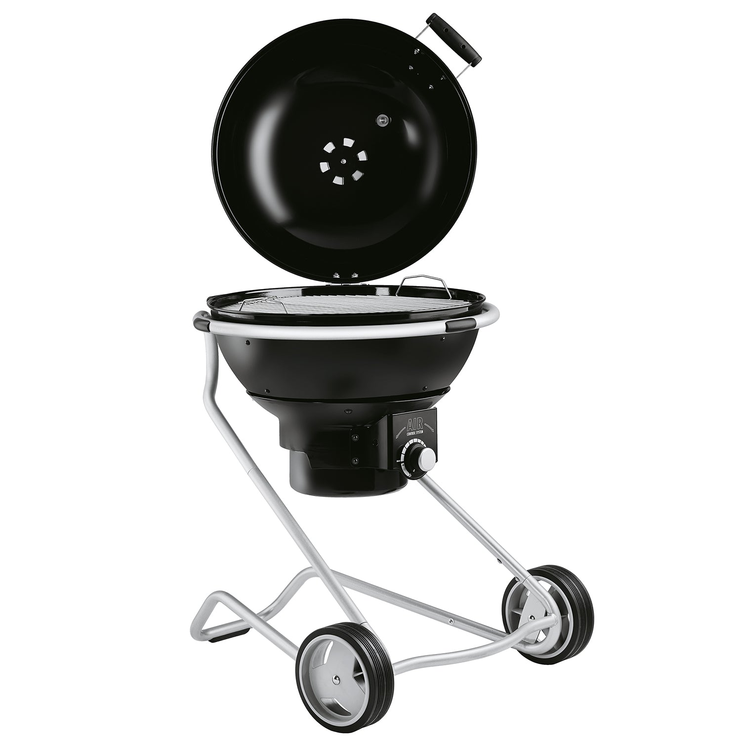 Bakside av Kulegrill No.1 F60 Air 59 cm rustfritt stål rist