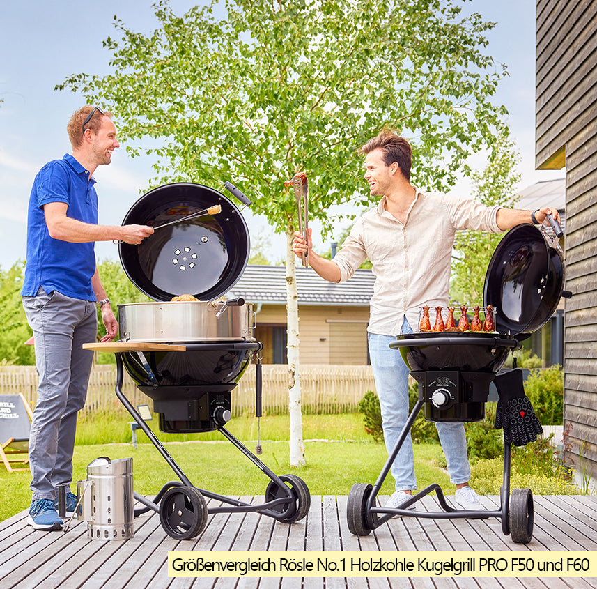Kulegrill No.1 F60 Air Pro Vario+ 59 cm - Rösle med kullkurver