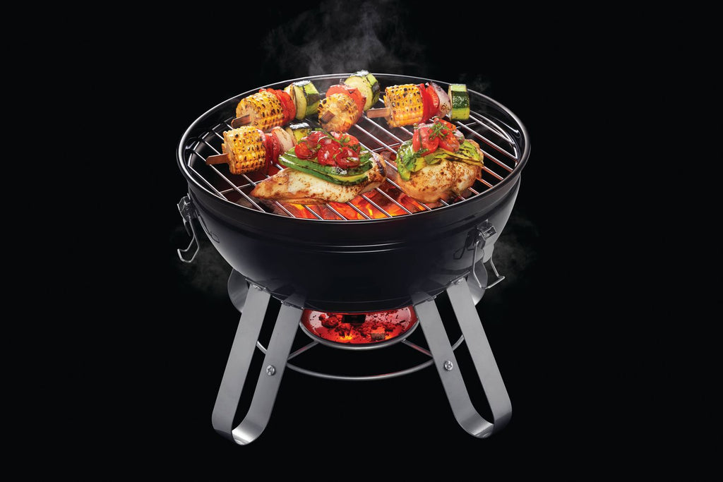 Kulegrill portabel 37 cm rustfritt stål rist - Napoleon med justerbare ventilasjonsluker